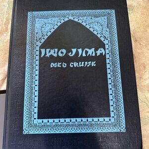 USS Iwo Jima Med Cruise US Navy Ship 1974 Yearbook Vietnam War LPH-2 Tiffany Pub